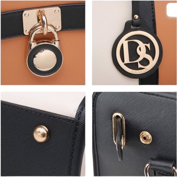 SOLD SOLD SOLD NWT D/S Designs Multi Neutral Tone Shoulder Bag Satchel Wallet - Picture 10 of 10